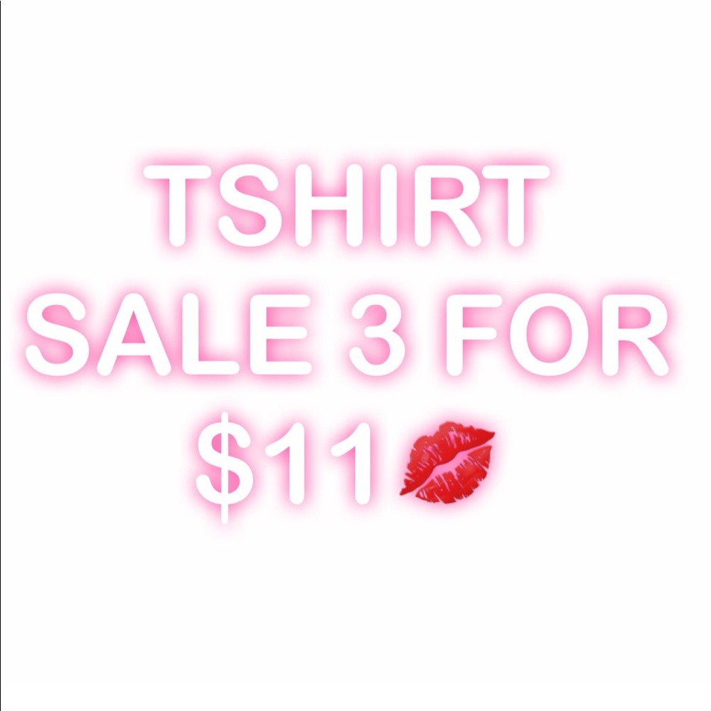 ANY $7 TSHIRTS, WILL BE $11!!!!!🔥😍❤️